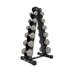 Pack IRONSIDE Mancuernas Hexagonales (LB) + Rack de Almacenamiento