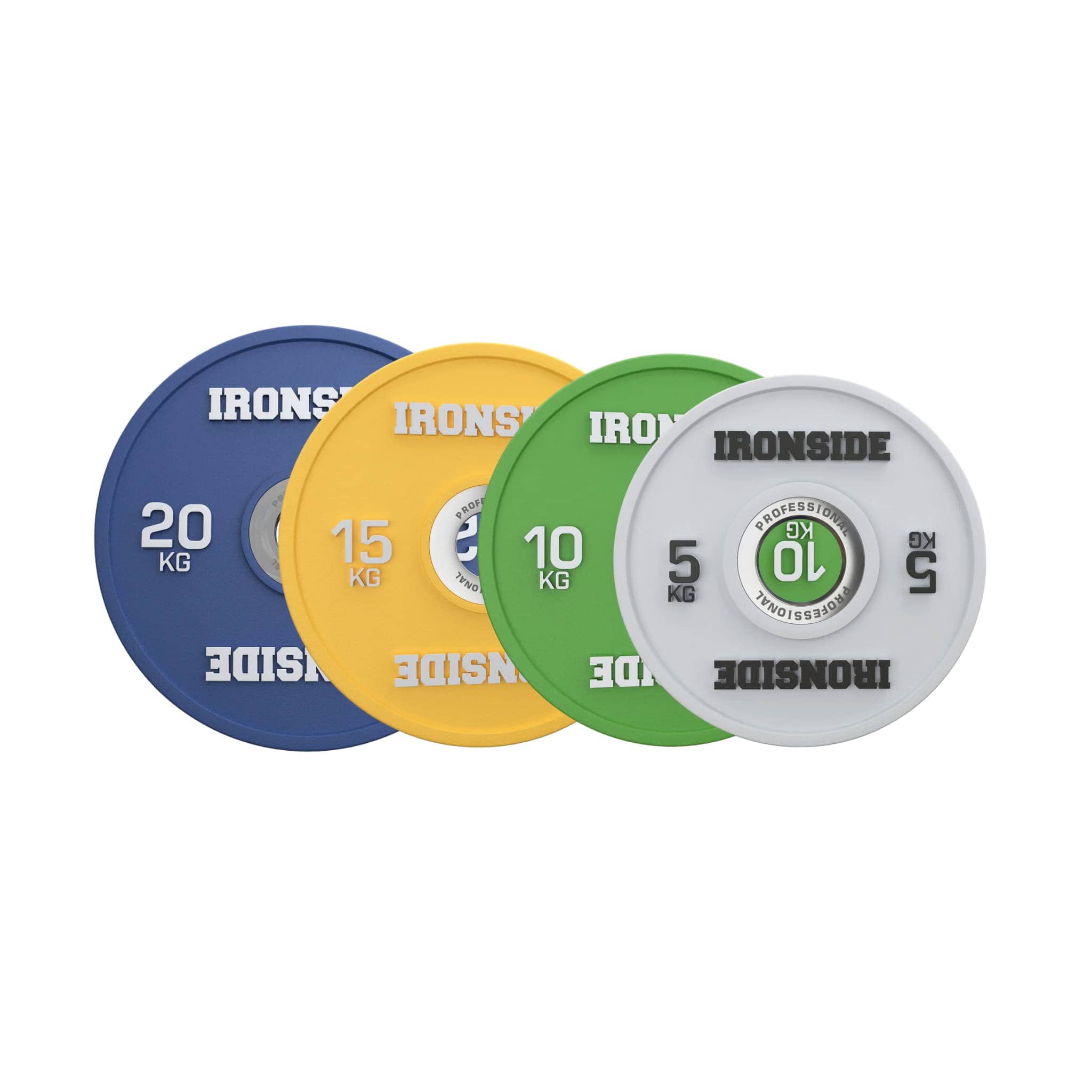 Disco Olímpico Calibrado Powerlifting (5 a 25 kg) IRONSIDE