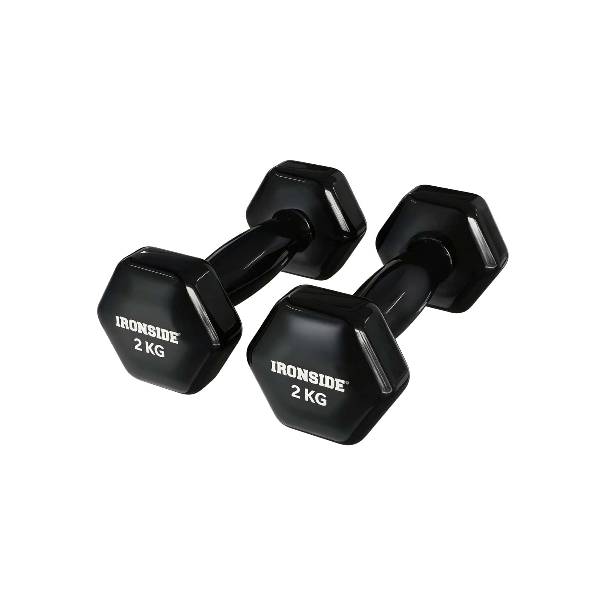 Pack IRONSIDE Rack de Almacenamiento + Set 30 kg Mancuernas de Vinilo (Par 1 a 5 kg)