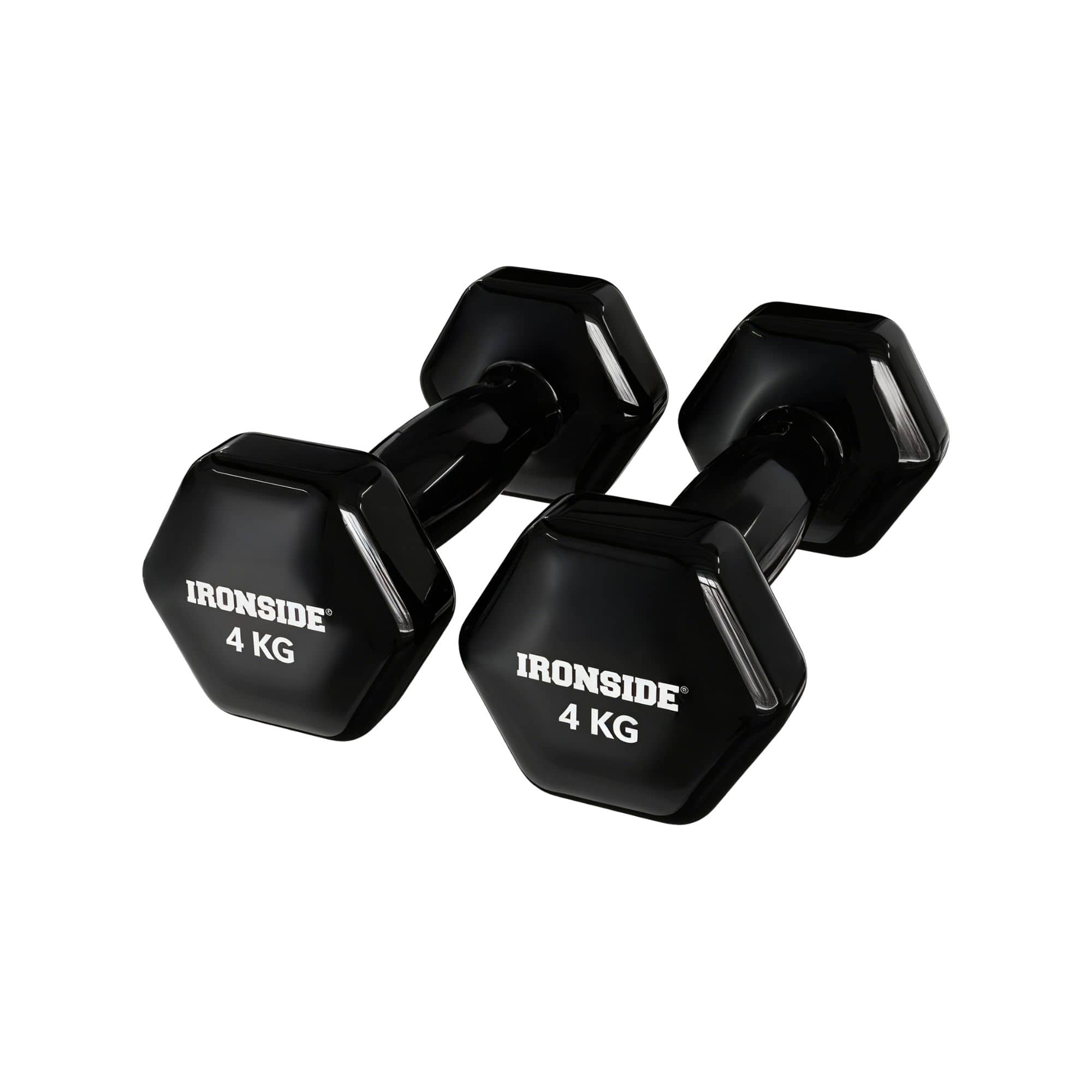 Pack IRONSIDE Rack de Almacenamiento + Set 30 kg Mancuernas de Vinilo (Par 1 a 5 kg)