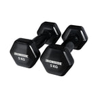 Pack IRONSIDE Rack de Almacenamiento + Set 30 kg Mancuernas de Vinilo (Par 1 a 5 kg)