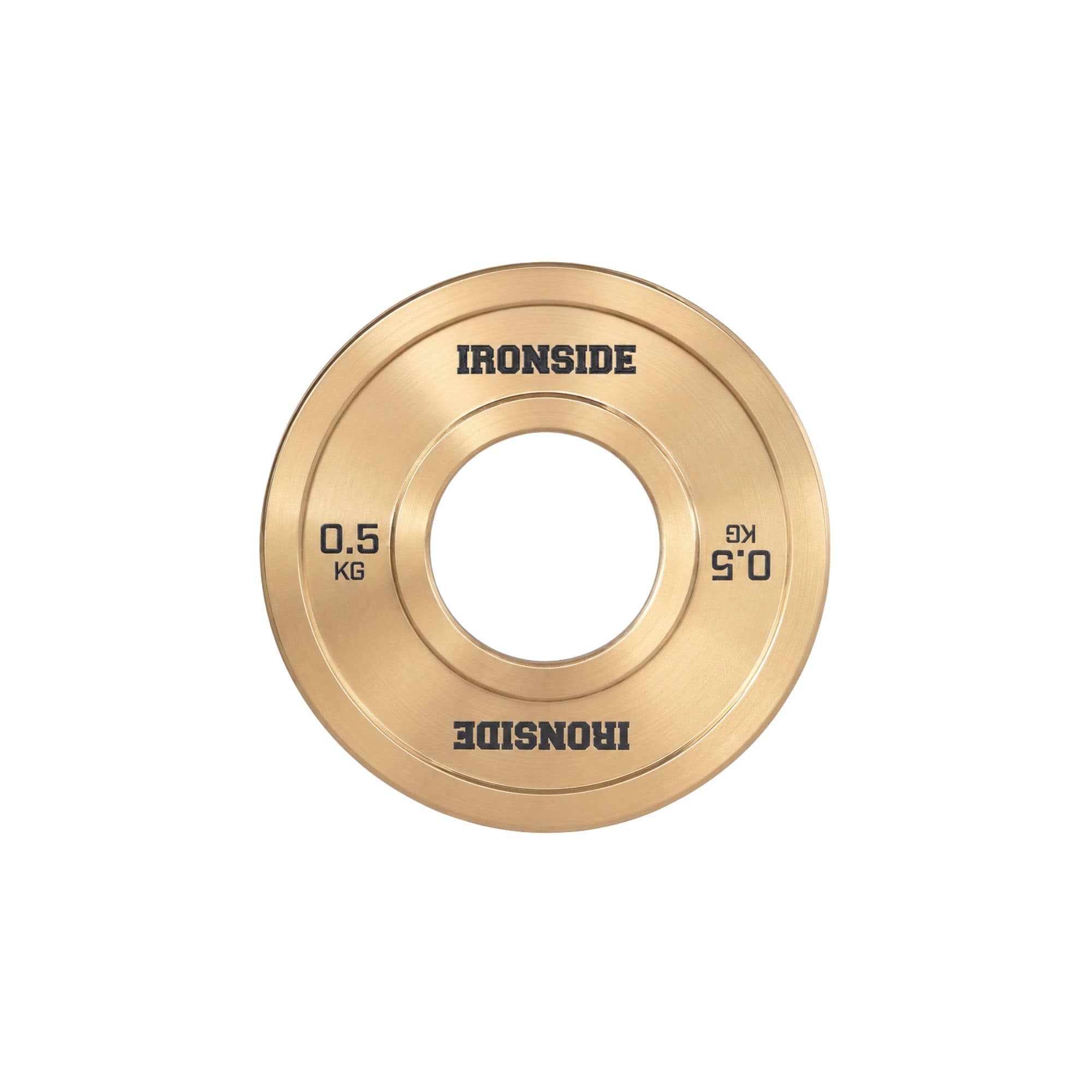 Discos Olímpicos Fraccionales Gold Chromed (0.25 a 2.5 KG) IRONSIDE