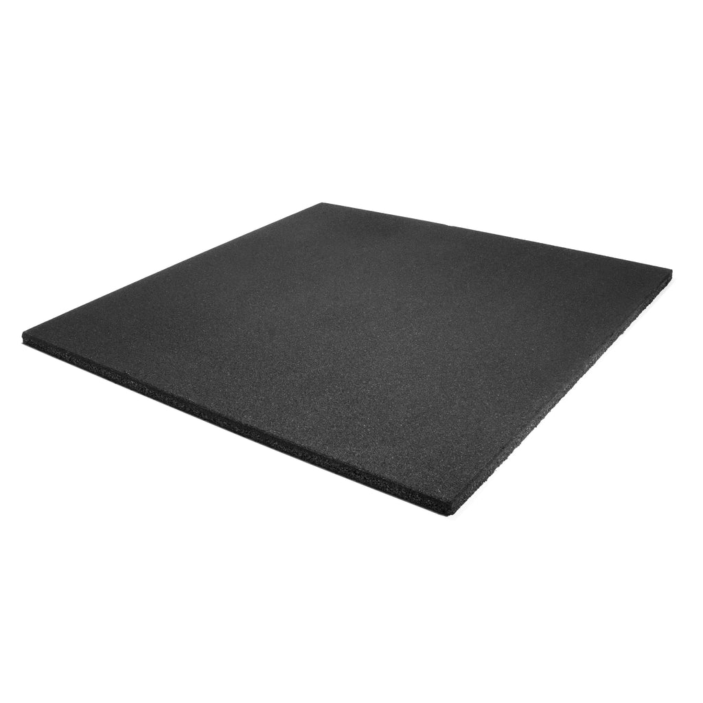 Piso de Gimnasio Negro Caucho EPDM IRONSIDE (1 m x 1 m x 25 mm)