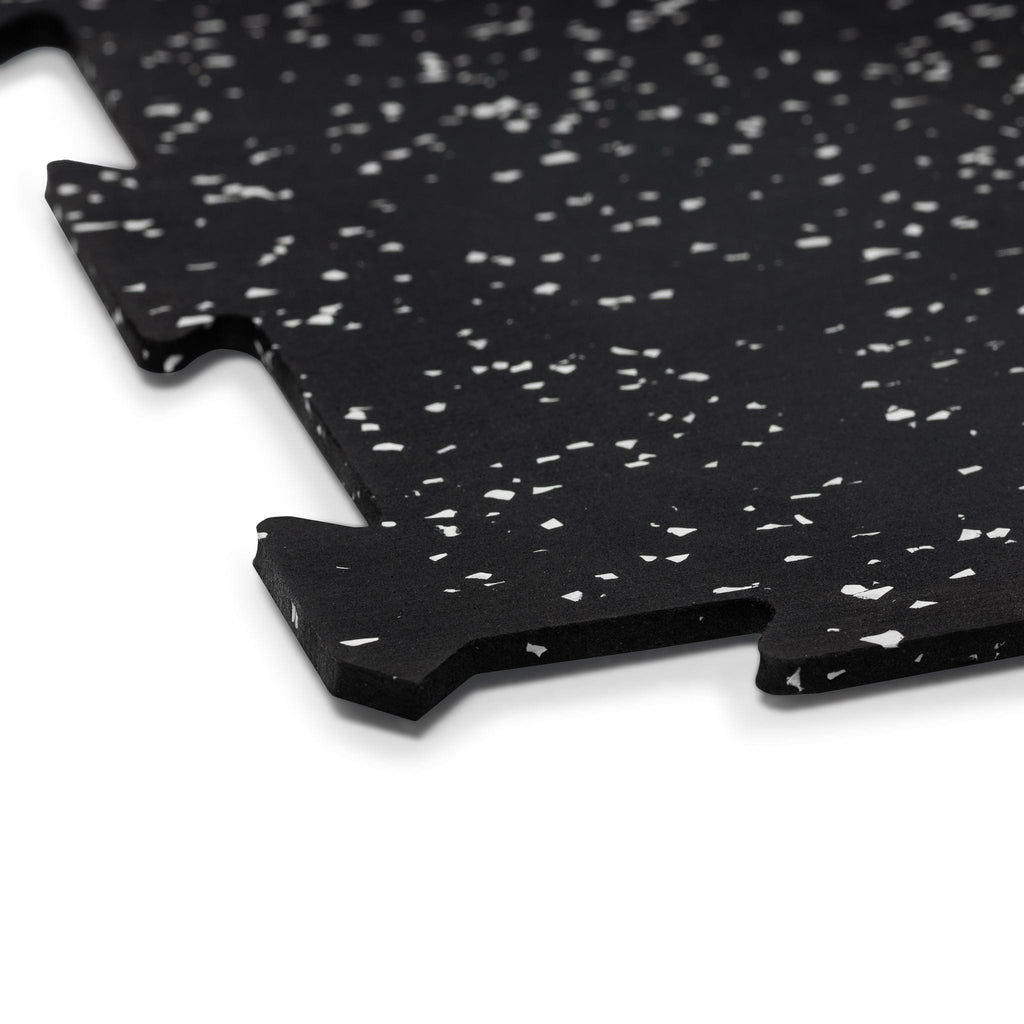 Piso de Gimnasio Interlock EPDM Negro/Gris 6 mm IRONSIDE