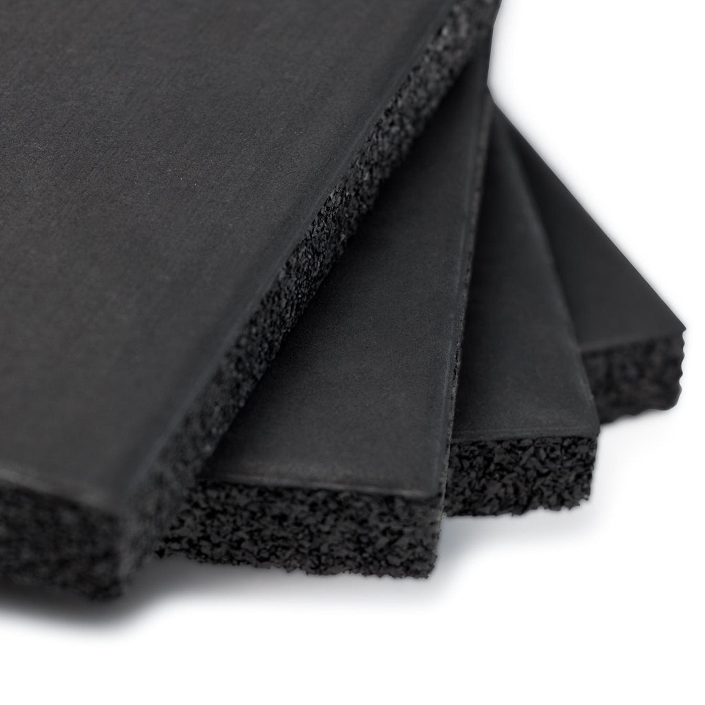 Pack IRONSIDE 4 Pisos de Caucho Técnico Premium 50 x 50 x 2.5cm