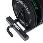 Rack Horizontal para Barras y Discos Olímpicos IRONSIDE