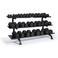 Pack IRONSIDE Mancuernas Hexagonales (LB) + Rack de Almacenamiento