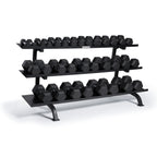 Pack IRONSIDE Mancuernas Hexagonales (LB) + Rack de Almacenamiento
