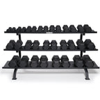 Pack IRONSIDE Mancuernas Hexagonales (LB) + Rack de Almacenamiento