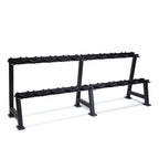 Set IRONSIDE Mancuernas Premium PEV 2.5 a 25 Kg + Rack Comercial 275 Kg