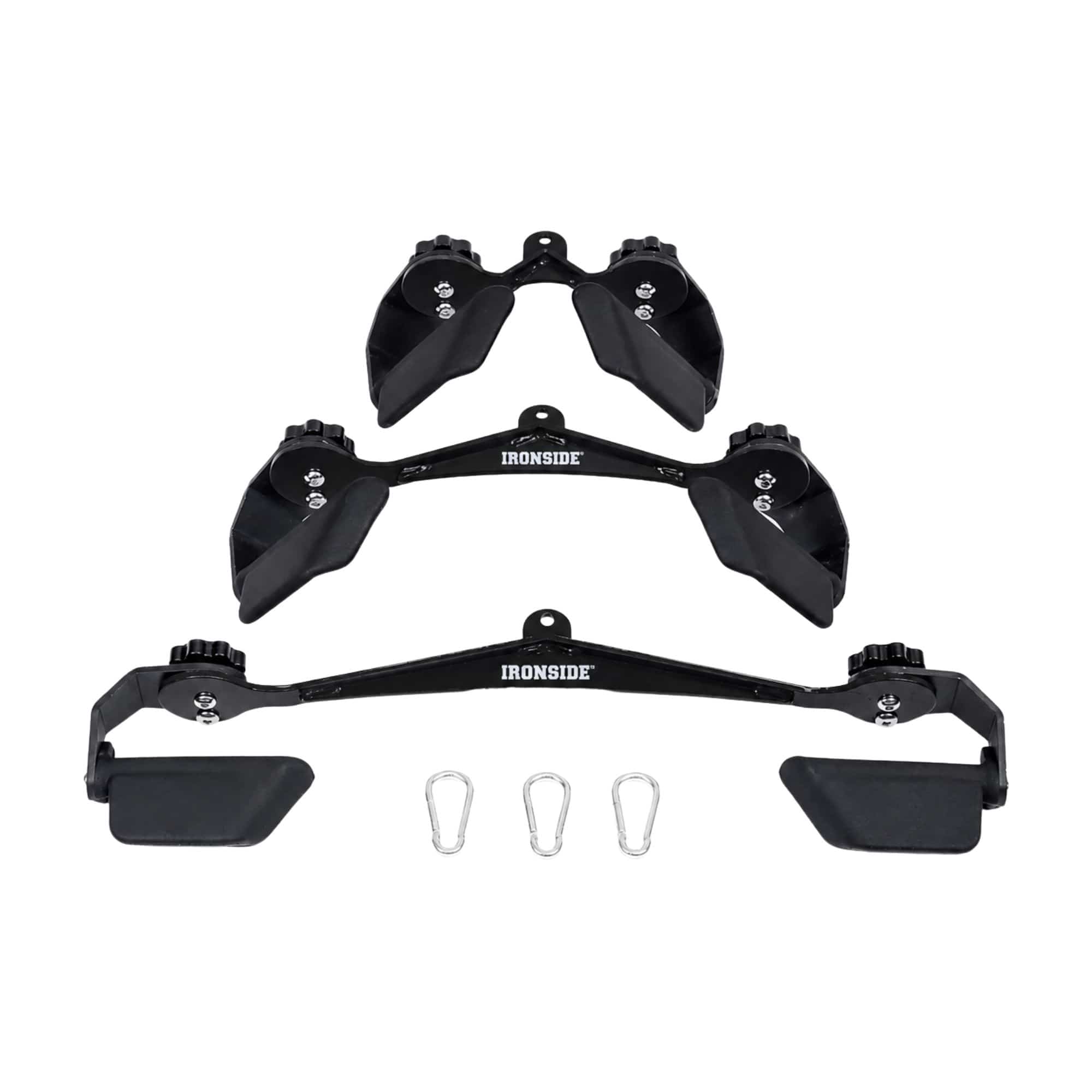 Set de 3 Agarres de Polea Fijos Ergonómicos IRONSIDE