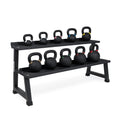 Pack IRONSIDE 9 Kettlebells Premium (4 a 32 KG) + Rack de Almacenamiento IRONSIDE