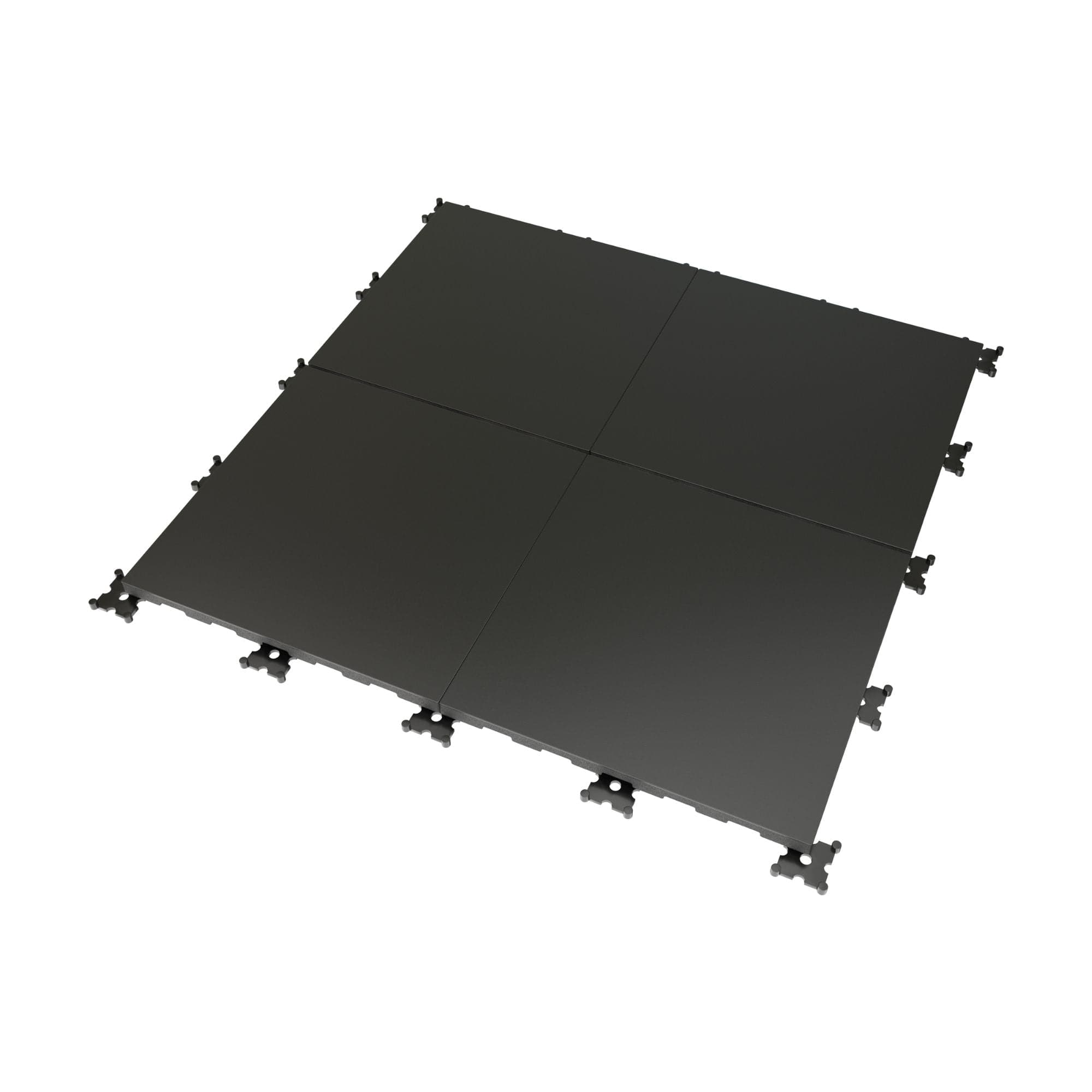 Pack IRONSIDE 4 Pisos de Caucho Técnico EPDM Premium (50x50x2.5cm)
