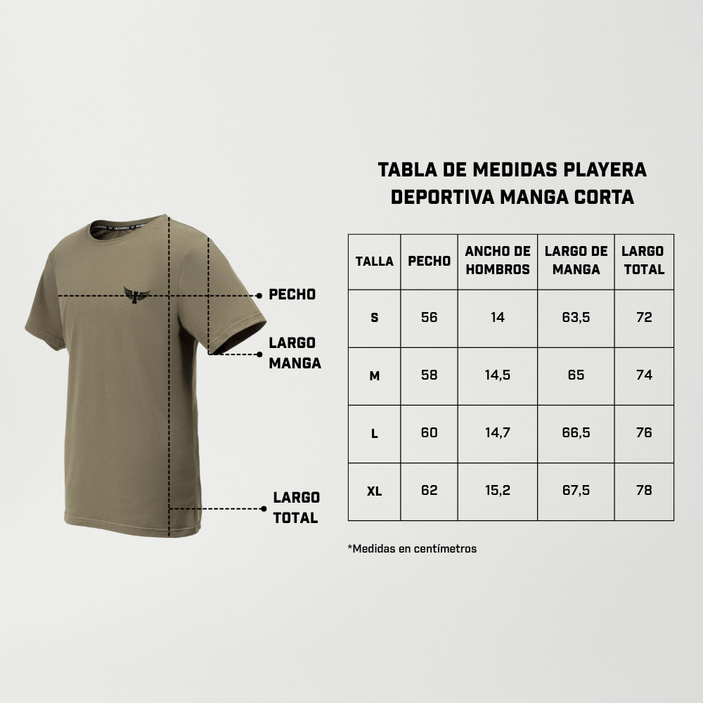 Playera Deportiva Manga Corta para Hombre IRONSIDE