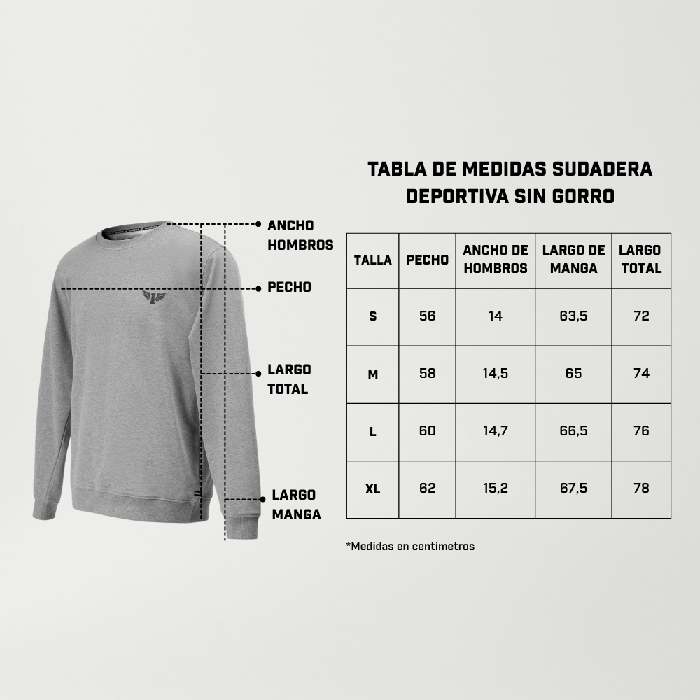 Sudadera Deportiva Sin Gorro para Hombre Edición Limitada IRONSIDE