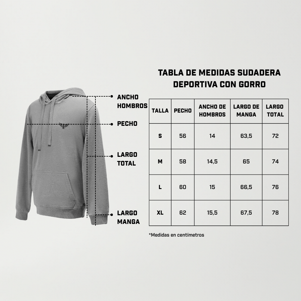 Sudadera Deportiva con Gorro para Hombre IRONSIDE