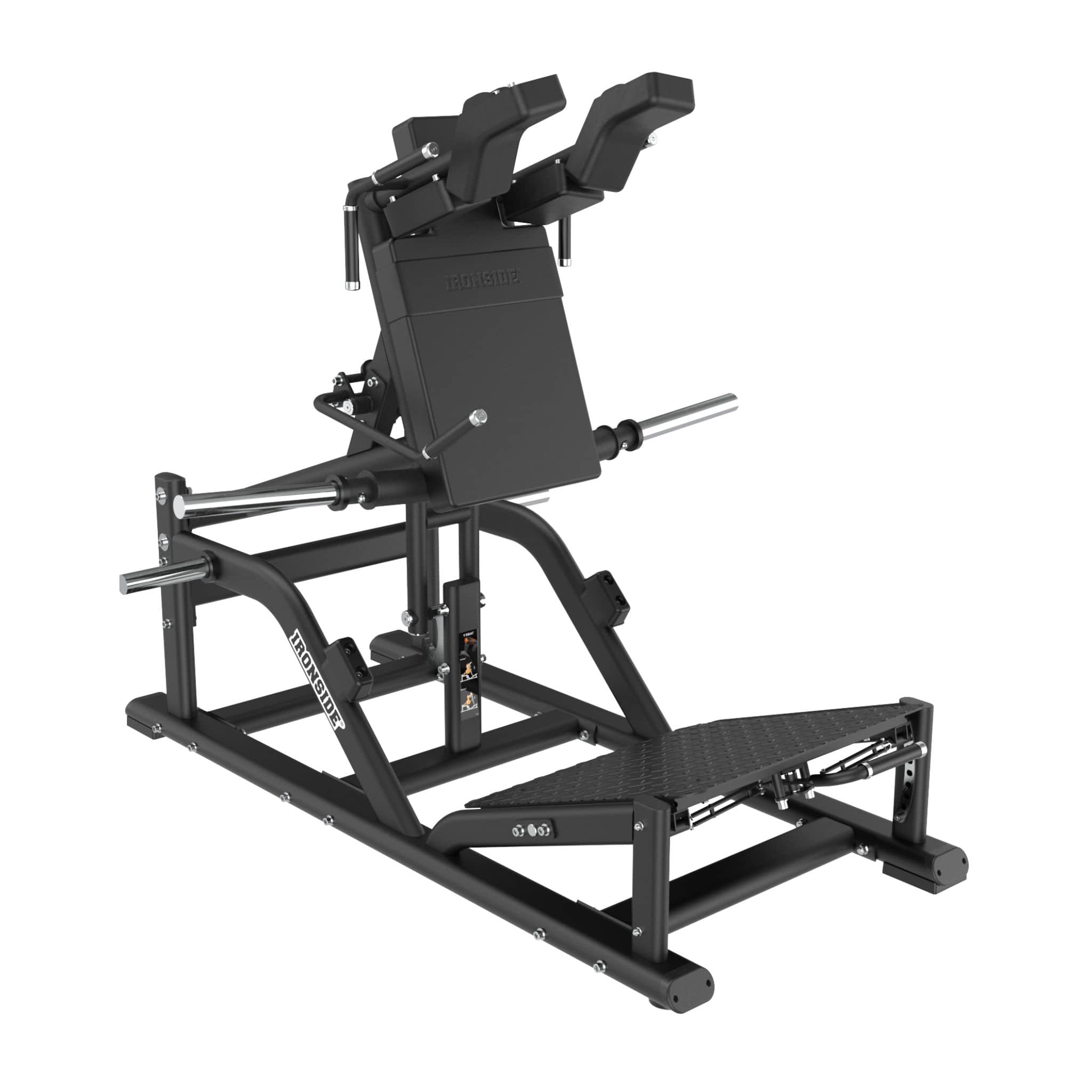 V-Squat Plate Loaded Machine IRONSIDE Luxe