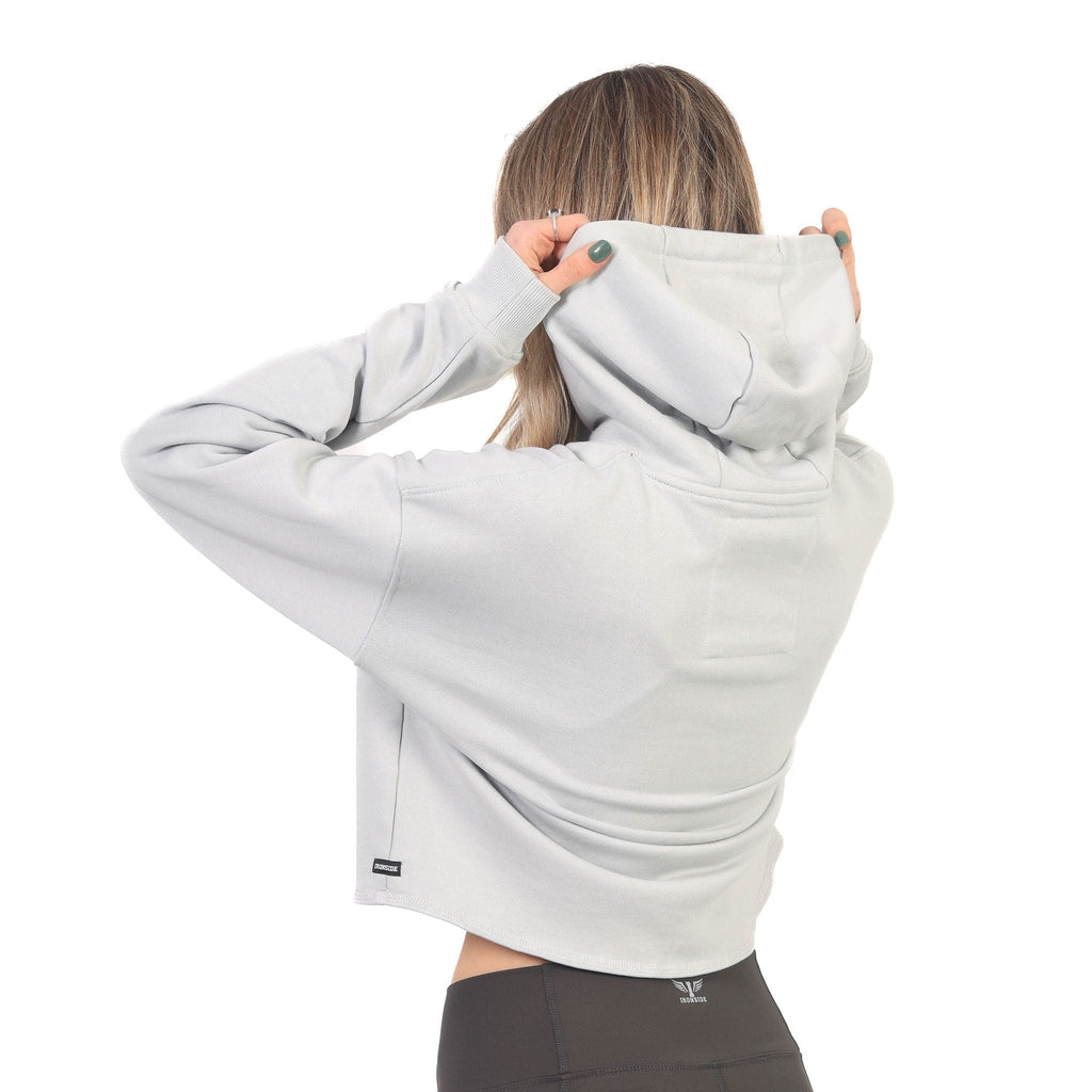 Sudadera Deportiva Corta con Gorro para Mujer Edición Limitada IRONSIDE