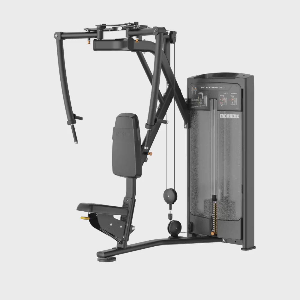 Dual Pec Fly & Rear Delt Machine IRONSIDE Luxe
