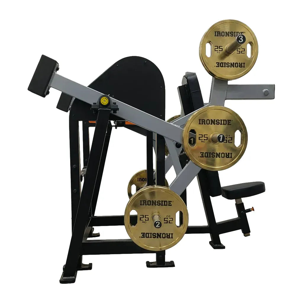 Shoulder Press comercial con brazos independientes y Smart Strength Technology para un empuje vertical estable, ajustable y de alto rendimiento técnico.